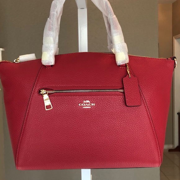 Coach Handbags - NEW Coach True Red Prairie Satchel Bag Crossbody Shoulder Handbag Purse Designer